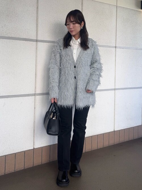 セール】2wayシャツ衿シアーボウタイブラウス（シャツ/ブラウス