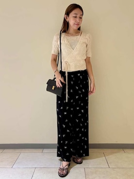 Mila Owenさん(レディース・154cm)の夏コーディネート