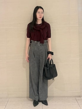 Mila Owenさん(レディース・160cm)の秋コーディネート