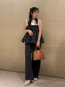 Mila Owenさん(レディース・155cm)の春コーディネート