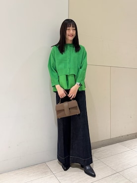 Mila Owenさん(レディース・163cm)の冬コーディネート