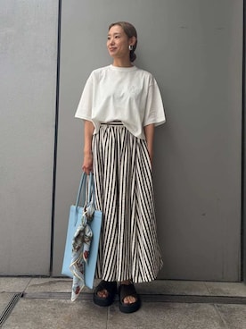 Mila Owenさん(レディース・158cm)の夏コーディネート