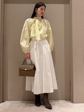 Mila Owenさん(レディース・169cm)の冬コーディネート