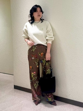 Mila Owenさん(レディース・157cm)の冬コーディネート