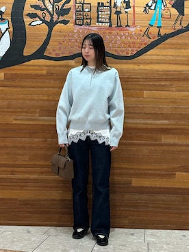 Mila Owenさん（レディース・153cm）の春コーディネート