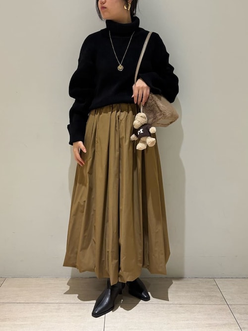 ウエストゴムギャザーマキシスカート（スカート）｜Mila Owen（ミラ