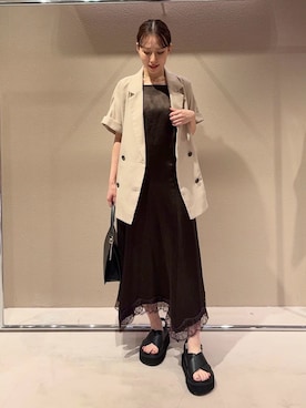 Mila Owenさん(レディース・158cm)の夏コーディネート