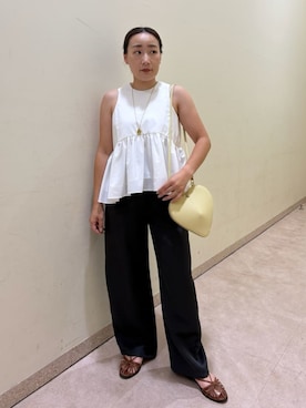 Mila Owenさん(レディース・155cm)の夏コーディネート