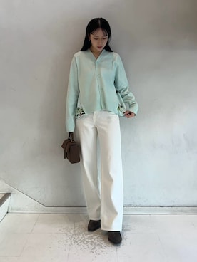 Mila Owenさん(レディース・158cm)の冬コーディネート