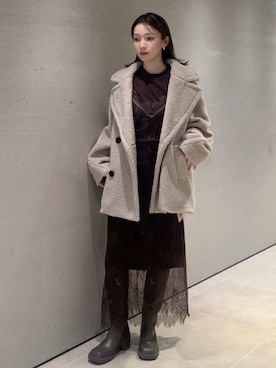 Mila Owenさん(レディース・159cm)の秋コーディネート