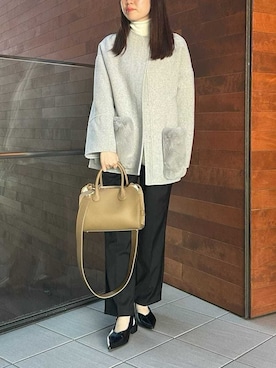 Mila Owenさん（レディース・159cm）の秋コーディネート