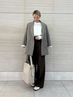 Mila Owenさん(レディース・158cm)の秋コーディネート
