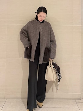 Mila Owenさん(レディース・160cm)の秋コーディネート