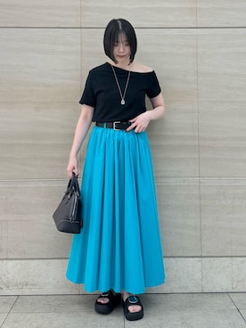 Mila Owenさん(レディース・153cm)の夏コーディネート