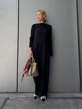 Mila Owenさん(レディース・158cm)の秋コーディネート