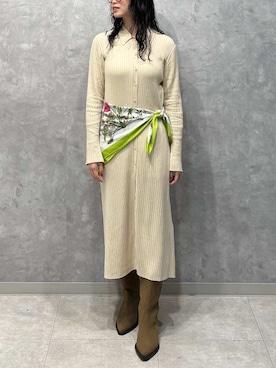 Mila Owenさん（レディース・155cm）の冬コーディネート