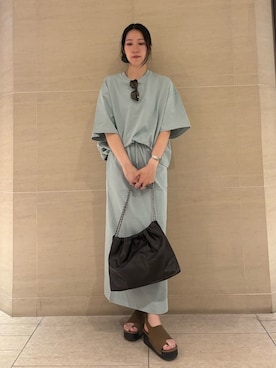 Mila Owenさん(レディース・160cm)の夏コーディネート