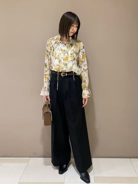 Mila Owenさん(レディース・167cm)の冬コーディネート