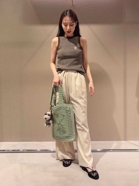 Mila Owenさん(レディース・158cm)の夏コーディネート