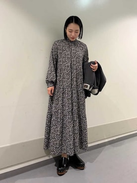 Mila Owenさん(レディース・151cm)の冬コーディネート