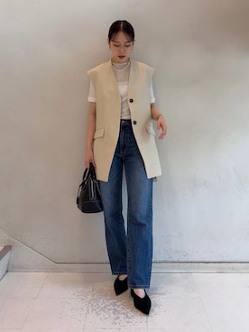 Mila Owenさん(レディース・158cm)の春コーディネート