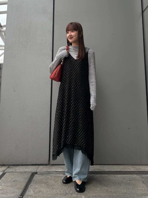 セール】モヘヤ混ラメリブニットプルオーバー（ニット/セーター