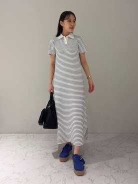 Mila Owenさん（レディース・158cm）の春コーディネート