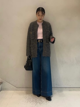 Mila Owenさん(レディース・158cm)の冬コーディネート