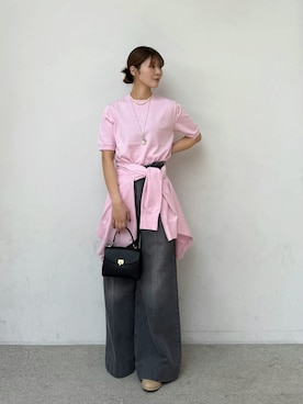 Mila Owenさん（レディース・155cm）の冬コーディネート