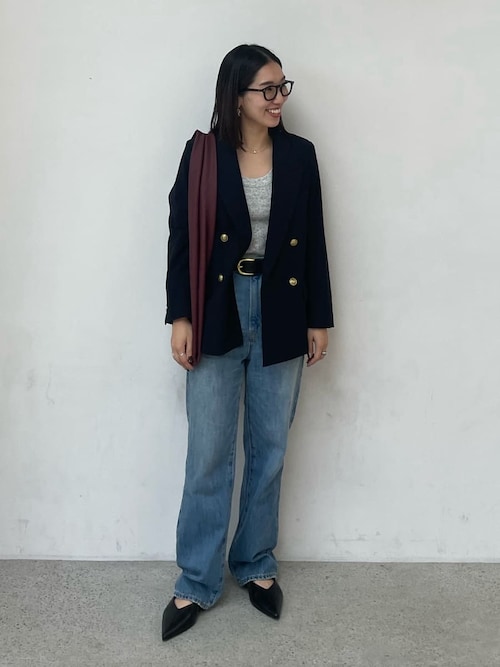 金釦ダブルブレストブレザー（テーラードジャケット）｜Mila Owen