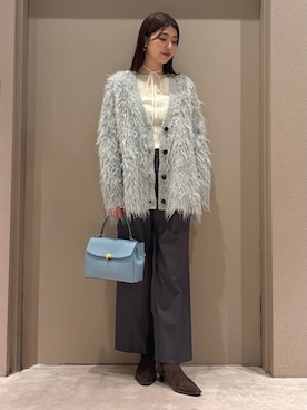 Mila Owenさん(レディース・169cm)の冬コーディネート