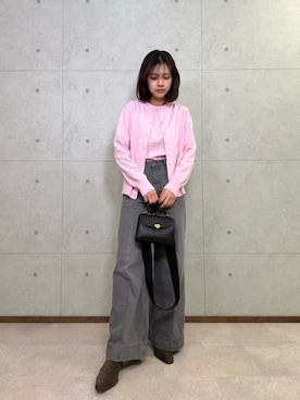 Mila Owenさん(レディース・160cm)の冬コーディネート