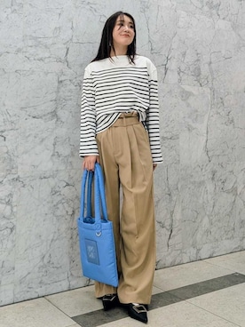 Mila Owenさん(レディース・156cm)の秋コーディネート