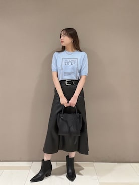 Mila Owenさん（レディース・160cm）の秋コーディネート