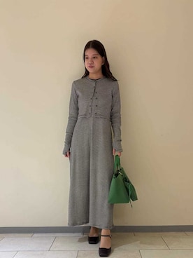 Mila Owenさん（レディース・158cm）の春コーディネート