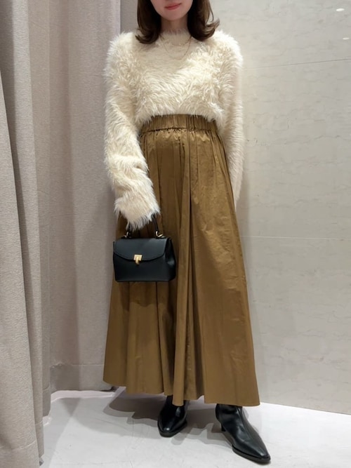 ウエストゴムギャザーマキシスカート（スカート）｜Mila Owen（ミラ