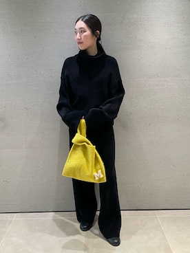 「Mila Owen（ミラオーウェン）のアイテム」を使った、Mila Owenさん（レディース・158cm）の冬コーディネート