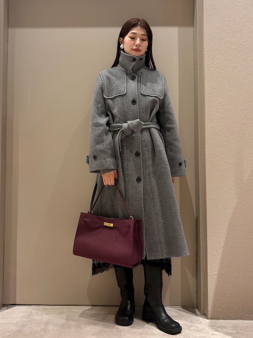 セール】ロングリバーコート（ステンカラーコート）｜Mila Owen（ミラ