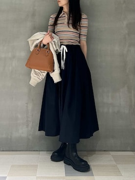 Mila Owenさん(レディース・159cm)の春コーディネート