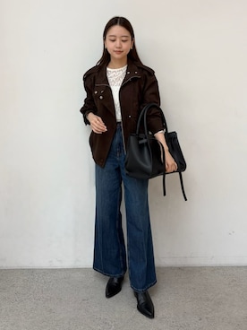 Mila Owenさん(レディース・162cm)の秋コーディネート