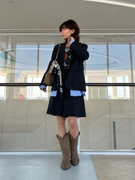 Mila Owenさん（レディース・160cm）の春コーディネート