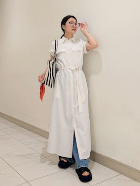 Mila Owenさん(レディース・156cm)の夏コーディネート