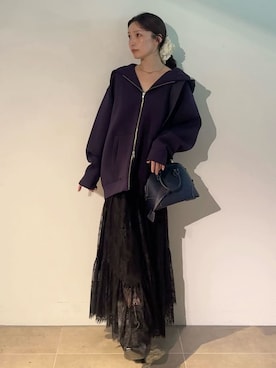Mila Owenさん(レディース・159cm)の夏コーディネート