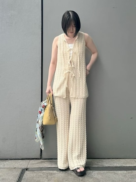 Mila Owenさん（レディース・153cm）の夏コーディネート
