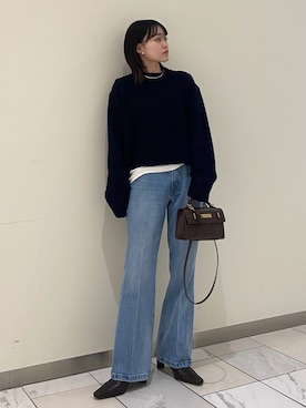Mila Owenさん(レディース・157cm)の秋コーディネート
