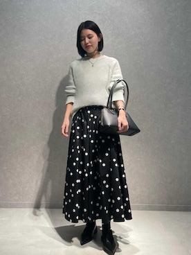 Mila Owenさん(レディース・165cm)の冬コーディネート