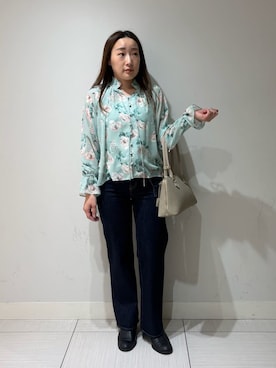 Mila Owenさん（レディース・155cm）の冬コーディネート