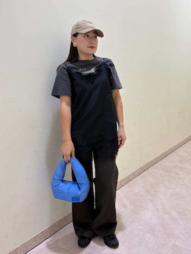 Mila Owenさん(レディース・155cm)の夏コーディネート