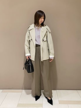Mila Owenさん（レディース・167cm）の冬コーディネート