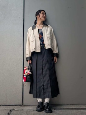 Mila Owenさん（レディース・156cm）の春コーディネート